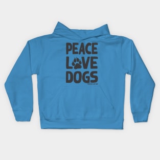 Peace Love Dogs © Graphic Love Shop Kids Hoodie